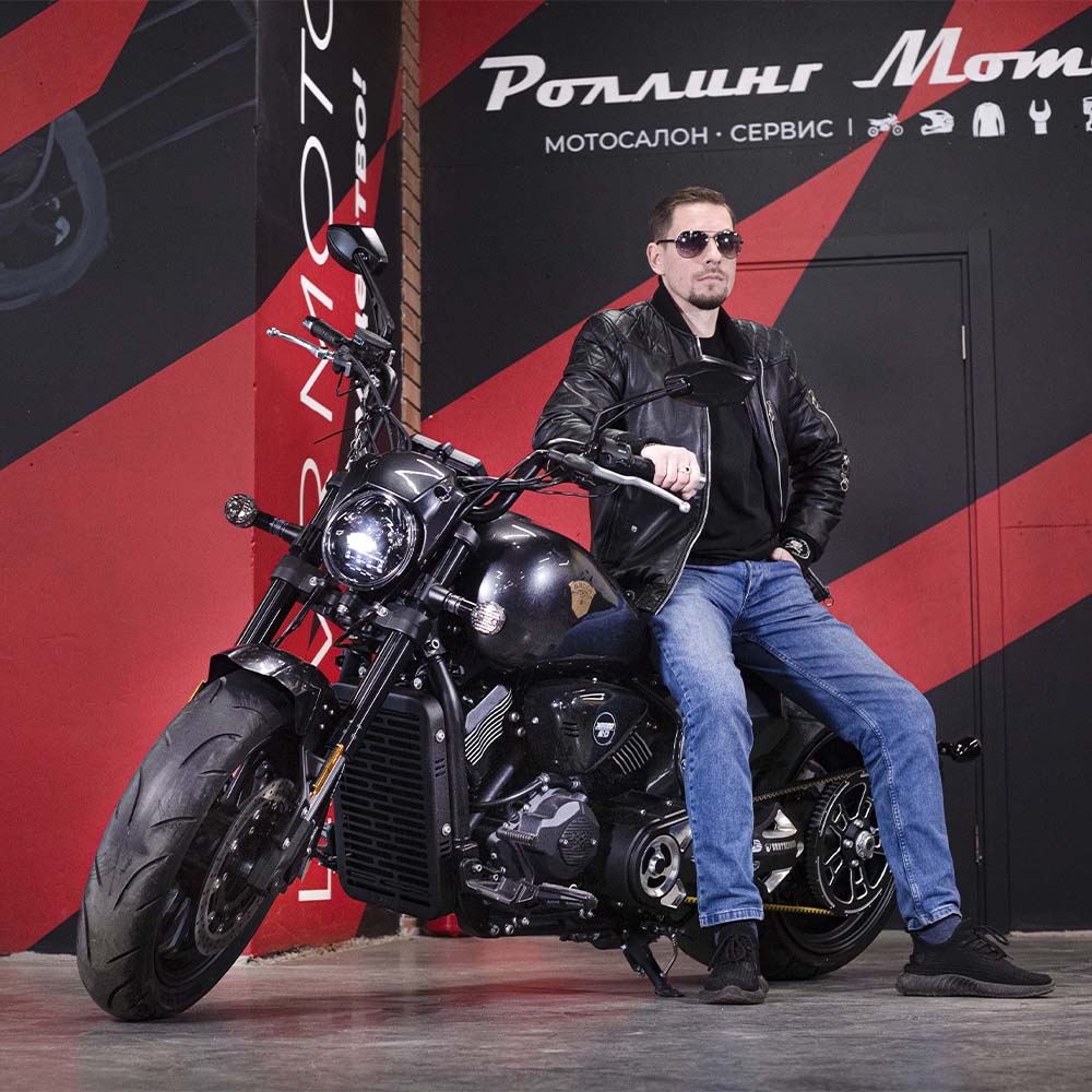 Мотоцикл GROZA Wolverine 800 (2024 г.) ПТС (черный) купить в